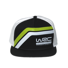 Load image into Gallery viewer, WRC Striped Snapback Cap Black / White - Pit-Lane Motorsport