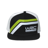 WRC Striped Snapback Cap Black / White