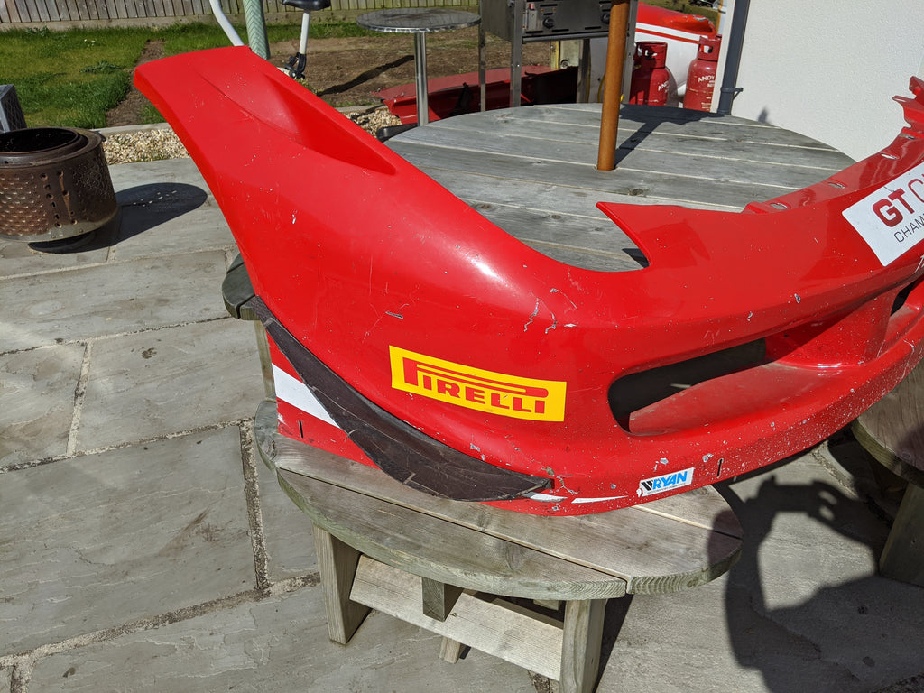 Ferrari 458 GT Race Car super light weight bumper - Race Damaged - Pit-Lane Motorsport