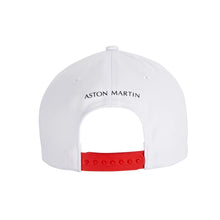 Load image into Gallery viewer, Aston Martin Cognizant F1 Official Merchandise Lance Stroll Canadian Flag Edition Cap Adults White