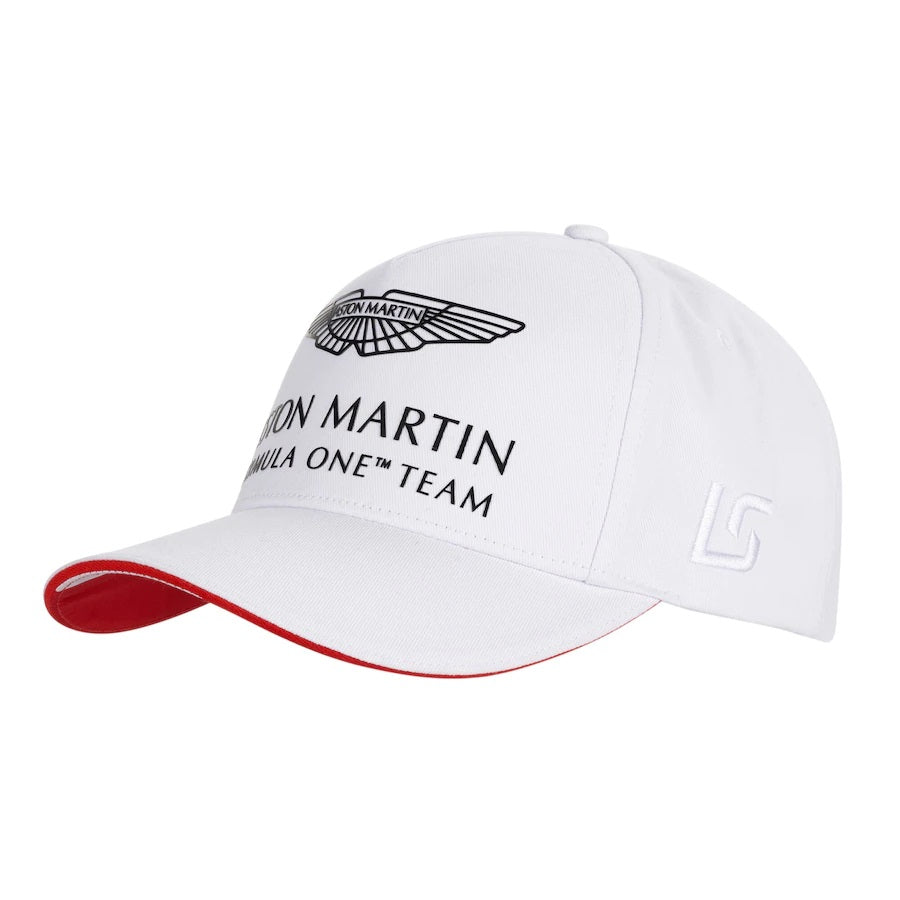 Aston Martin Cognizant F1 Official Merchandise Lance Stroll Canadian Flag Edition Cap Adults White - Pit-Lane Motorsport